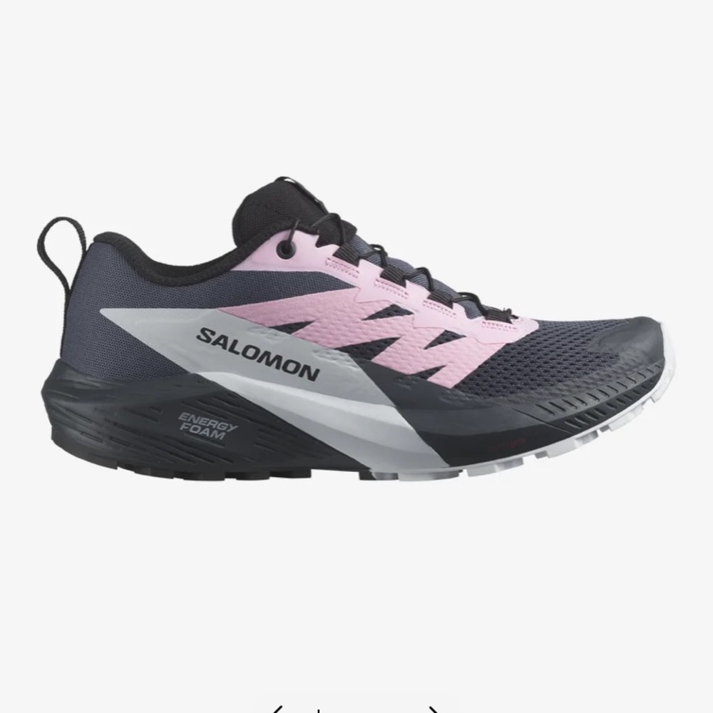 salomon sneakers black and pink size 7NWT